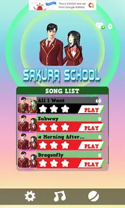 Sakura School Music Ball screenshot 0