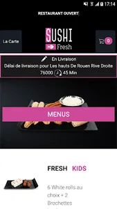Sushi Fresh Rouen screenshot 2