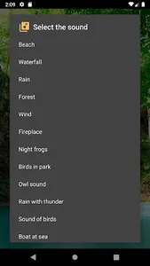 Nature sounds to sleep screenshot 6