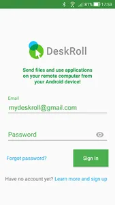 DeskRoll Remote Desktop screenshot 0