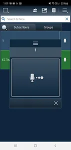 ClearISA PTT PoC screenshot 2