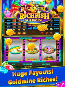 Rich Fish Gold Mine Vegas Slot screenshot 0