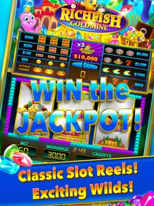 Rich Fish Gold Mine Vegas Slot screenshot 9