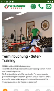 Suter Training - Terminbuchung screenshot 3