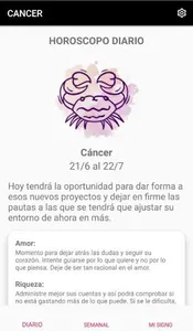Horóscopo CANCER screenshot 1