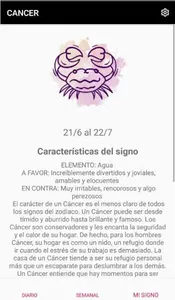 Horóscopo CANCER screenshot 3