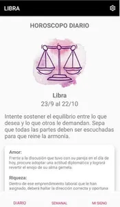 Horóscopo LIBRA screenshot 1