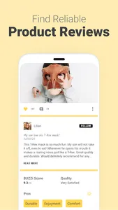 BUZZi - Shop from reviews you  screenshot 2