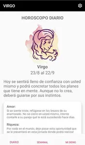 Horóscopo VIRGO screenshot 1