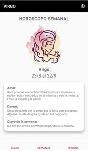 Horóscopo VIRGO screenshot 2