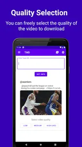 Twitter Video Downloader (HD) screenshot 1