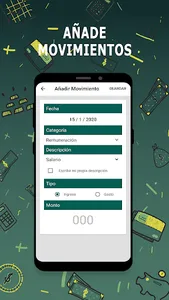 Gastos Diarios Pro: Finanzas P screenshot 1