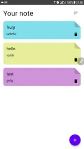 Note App screenshot 0