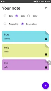 Note App screenshot 2