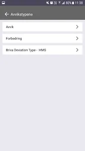 Briva Avvik screenshot 2