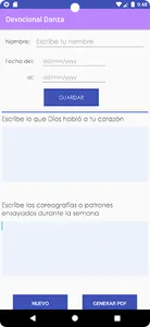 Devocional Danza screenshot 2