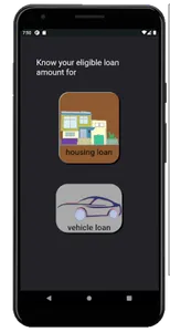 Housing and Vehicle Loans Amou screenshot 1