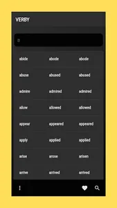 Verby - English Verbs Forms Wi screenshot 0