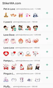 Valentine Day WAStickerApps screenshot 1