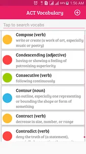 ACT Vocabulary screenshot 1