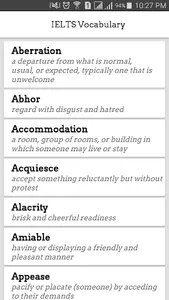 IELTS Vocabulary screenshot 0