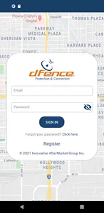 Dfence GPS screenshot 1