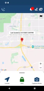 Dfence GPS screenshot 2
