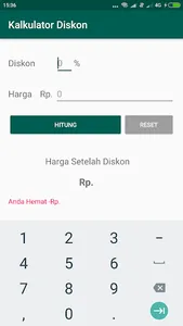 Kalkulator Diskon screenshot 0