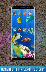 Fish Live Wallpaper Aquarium P screenshot 4