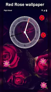 Flower Clock Live wallpaper–HD screenshot 11