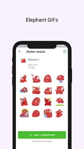 Animal Stickers and GIFs screenshot 2