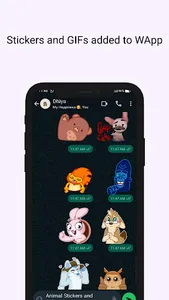 Animal Stickers and GIFs screenshot 7