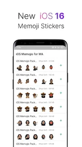 1700+ iOS Memojis for WA screenshot 0