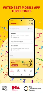 My DHL screenshot 0