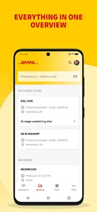 My DHL screenshot 1