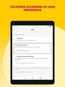 My DHL screenshot 19