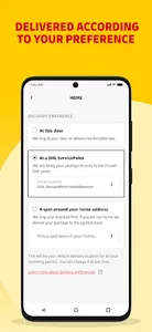 My DHL screenshot 5
