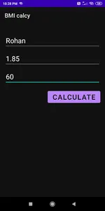 BMI calcy screenshot 0