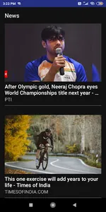 News screenshot 2