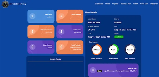 Bitsmoney screenshot 2