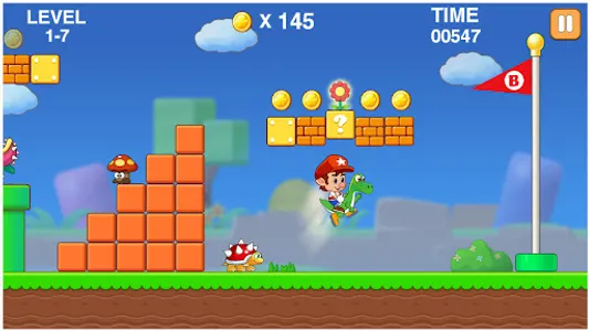 Super Bobby Bros :Running Game screenshot 1