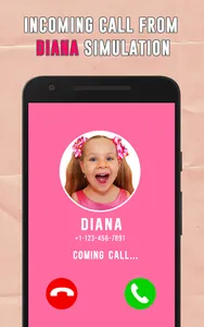Kids Diana Video Call Prank screenshot 2