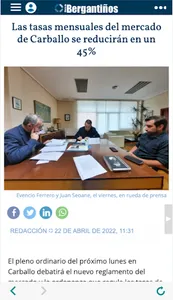 Diario de Bergantiños screenshot 1