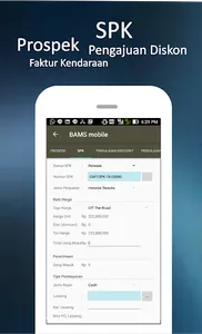 BAMS Mobile Sales screenshot 1