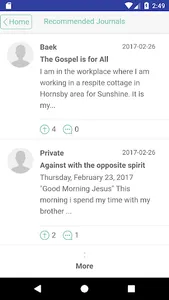 Spiritual Journal screenshot 2