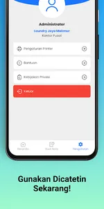 Dicatetin - Kasir Laundry screenshot 5