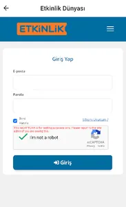 Etkinlik Dünyası screenshot 2