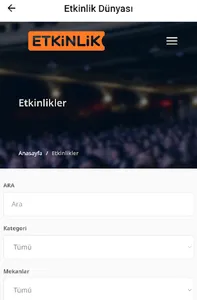 Etkinlik Dünyası screenshot 9