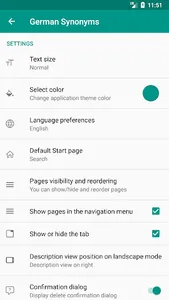 Dictionary of German Synonyms screenshot 7