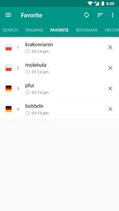 German-polish dictionary screenshot 6